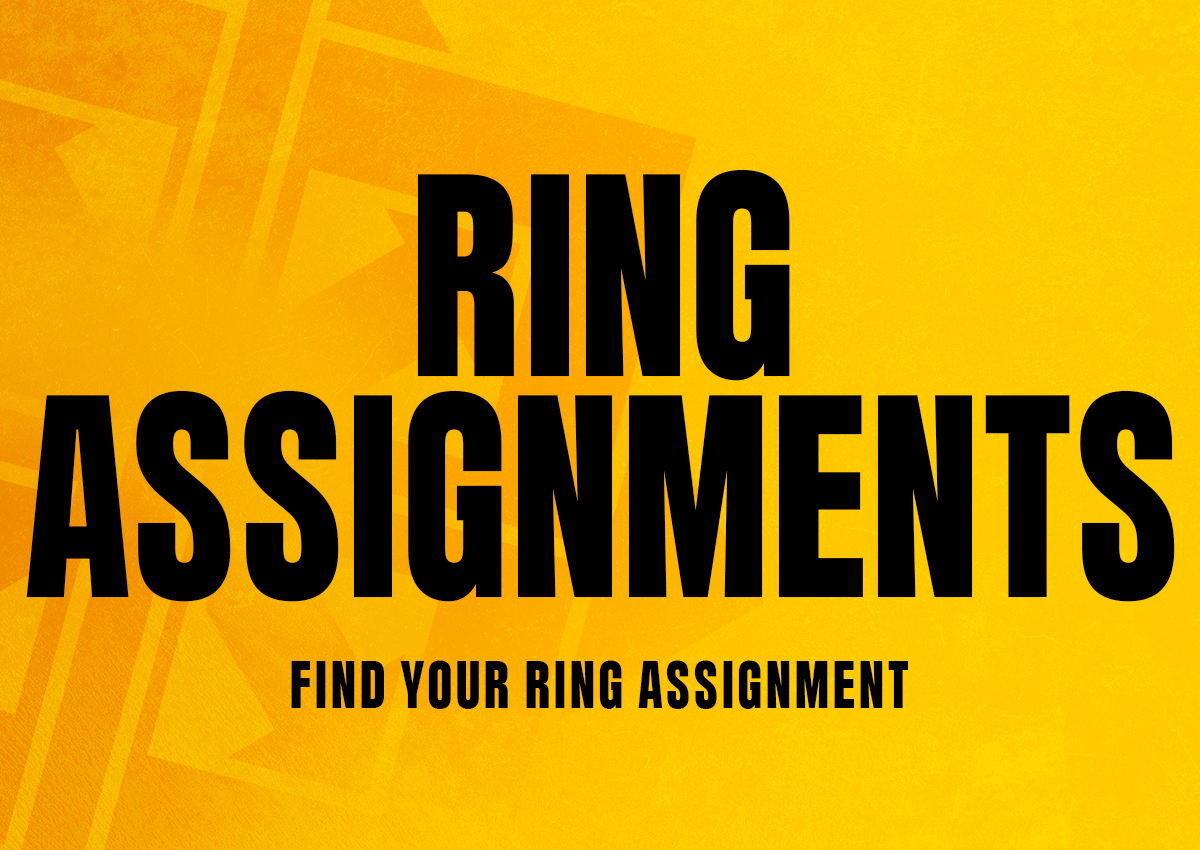 Ring Assignments Results Find Your Ring Assignment